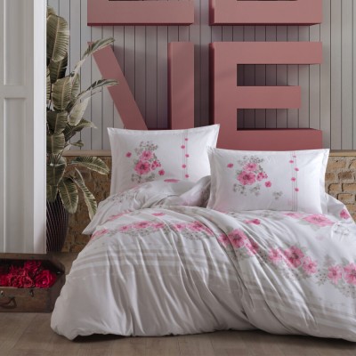 Lenjerie de pat ranforce clasy king size (lovers)